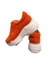 Orange semsket chunky sneakers thumbnail