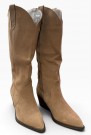 Beige skiinn støvletter thumbnail