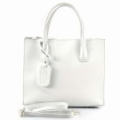 Hvit stående skinnveske thumbnail