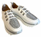 Hvit sneakers m stener thumbnail