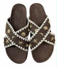 Brun sandal m sjøpynt thumbnail