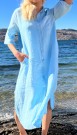 Skjorte / kjole paljetter, lyseblå thumbnail