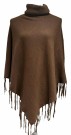 Brun poloponcho m frynser thumbnail