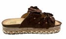 Brun sandal m matchende blomster thumbnail
