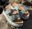 Svakt grønn sandal thumbnail