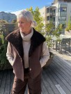 Brun vendbar vest m 