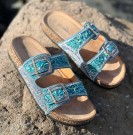 Turkis/Lyseblå sandal thumbnail