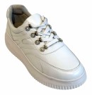 Hvit skinn sneakers thumbnail