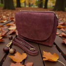 Bordaux semsket skinnvesker thumbnail