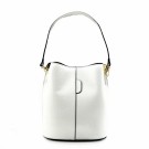 Hvit stående skinnveske thumbnail