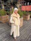 Creme vendbar vest m 