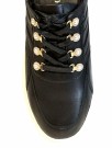 Sort matt skinn sneakers thumbnail