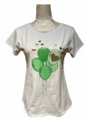 T-skjorte m BALLONGER, grønn thumbnail