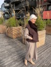 Brun vendbar vest m 