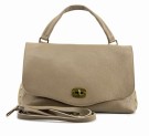 TAUPE stor skinnveske m nagler thumbnail