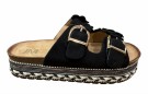 Sort sandal m matchende blomster thumbnail