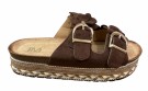 Brun sandal m matchende blomster thumbnail