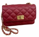 RØD vaffelmønstret skinnveske thumbnail