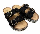Sort sandal m matchende blomster thumbnail