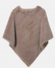 Taupe fuskeponcho thumbnail