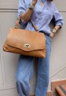 COGNAC stor skinnveske m nagler thumbnail