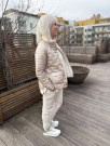 Beige blank jakke thumbnail