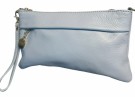 Ice blue skinn clutch thumbnail