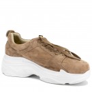 Taupe chunky sneakers thumbnail