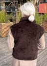 Brun vendbar vest m 