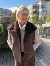 Brun vendbar vest m 