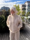 Creme vendbar vest m 