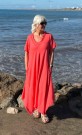 Coral lin/ viskoseskjole thumbnail