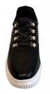 Sort matt skinn sneakers thumbnail