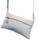 Ice blue skinn clutch thumbnail