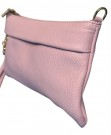 Soft pink skinn clutch thumbnail