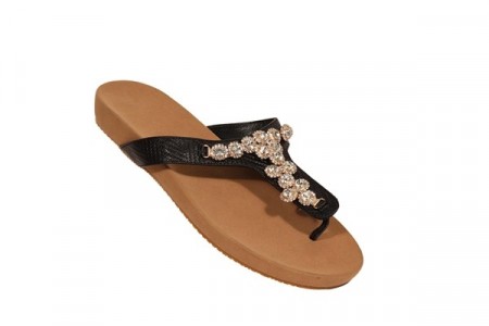 Marineblå sandal