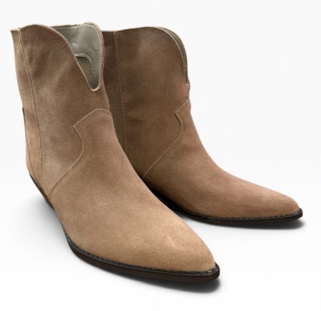 Beige lave skinnskoletter