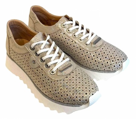 Gull sneakers MED snøring