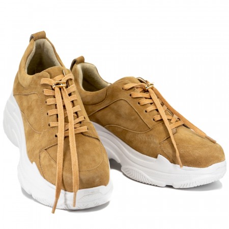 Camel chunky sneakers