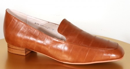 Cognac mokkasiner