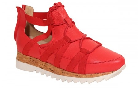 Rød sommer sneaker