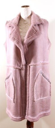 Gammelrosa lang vest