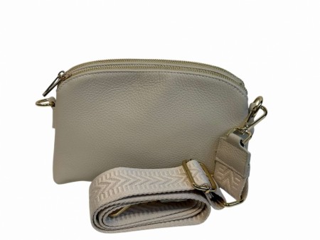 Creme 3roms skinnveske