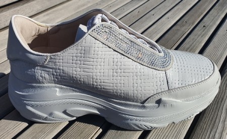 Hvit chunky sneakers